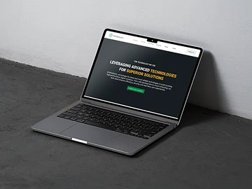 Modern Tech Website UI